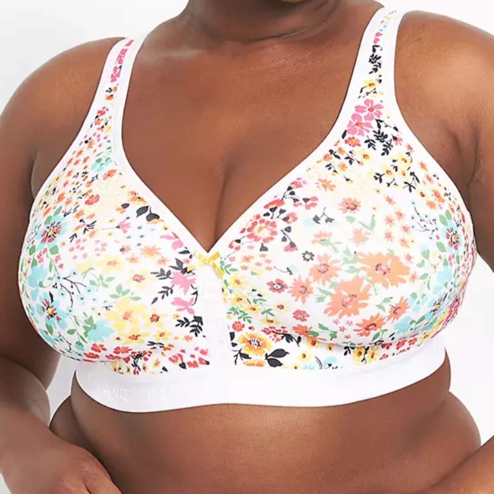 Cacique Cotton Lightly Lined No-Wire
Full Coverage Bra Size 42DD